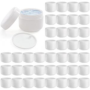 Bekith 20 Pack 4 Ounce Clear Plastic Storage Jars Containers with