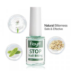 Fidyn No Bite Nail Polish Nail Biting Treatment with Bitter Polish to Help Adults to Quit Nail Biting For Life and Also Help Stop Thumb Sucking F