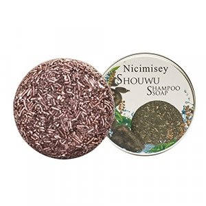 Nicimisey Box Shampoo Bar For Hair, Solid Shampoo Bar, Natural Darkening Shampoo Bar, Hair Soap,Helps Stop Hair Loss, Hair Regrowth, Hair Loss Treatm