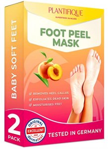 Foot Peel Mask to Exfoliate Dead Skin - Dermatologically Tested Exfoliating  Foot Mask to Get Baby Soft Feet - Callus Removal, Dead Skin Cracked Heel