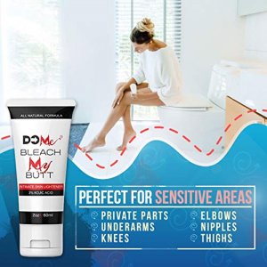 Do Me Intimate Skin Lightening Cream - Bleach My Butt - Whitening Cream for Underarm, Dark Spot and Naughty Parts - Pink Your Wink - 3% Kojic Acid, A