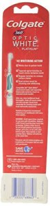 Colgate 360 Optic White Battery-Powered Toothbrush, Soft 1 ea (Pack of 2)