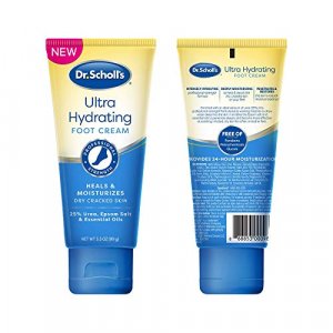 Dr. Scholl's Ultra Hydrating Foot Cream 3.5 oz, Lotion with 25% Urea for Dry Cracked Feet, Heals and Moisturizes for Healthy Feet