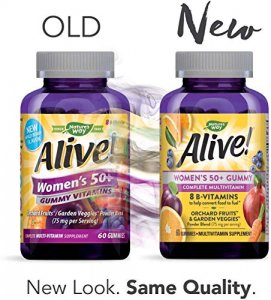 Nature s Way Alive! Women s 50+ Gummy Multivitamins, 