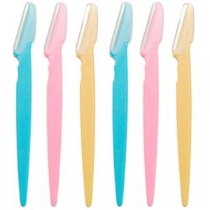 Luxxii (6 Pack) Eyebrow Shapers Razors Shavers Shaving Grooming Trimmers (B)