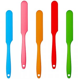  Silicone Stir Sticks Scraper Brushes, Non-Stick Wax Spatulas,  Hair Removal Waxing Applicator, Easy to Clean Reusable Scraper Large Area  Hard Wax Sticks for Home Salon Body Use and DIY Crafts Making 