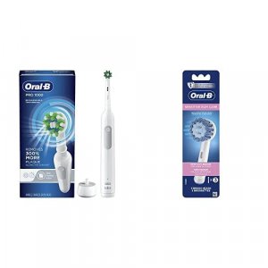 Oral-B Pro 1000 Electric Toothbrush and 3 Sensitive Gum Care Replacement  Brush Heads - Imported Products from USA - iBhejo