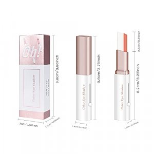 Ownest 12 Colors Eyeshadow Stick,Double Colors Eye Shadow Stick Glitter Shimmer Eyeshadow Gradient Eyeshadow Makeup Stick Waterproof Eyeshadow(6 Pcs)