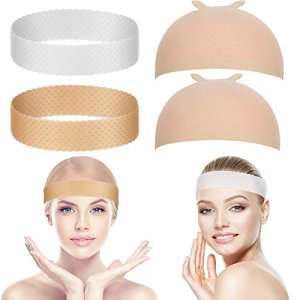 2 Pieces Silicone Grip Wig Band Adjustable Silicone Wig Headband Fix  Non-slip Wig Bands Seamless Wig Band Wig Grip Band