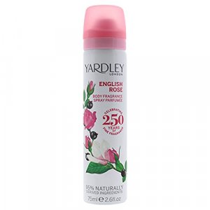 Yardley London for Women Deodorant Body Spray, English Rose, 2.5 Ounce