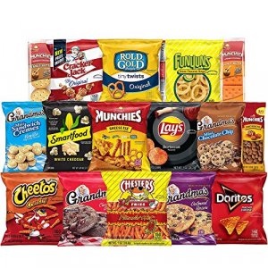 Frito-Lay Ultimate Snack Care Package, Variety Assortment of Chips, Cookies, Crackers & More, 40 Count