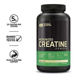 Optimum Nutrition Micronized Creatine Monohydrate Capsules, 2500Mg, 300 Capsules