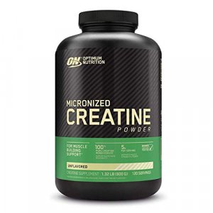 Optimum Nutrition Micronized Creatine Monohydrate Powder, Unflavored, 600G