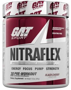 GAT Sport Nitraflex Advanced Pre-Workout Powder, Increases Blood