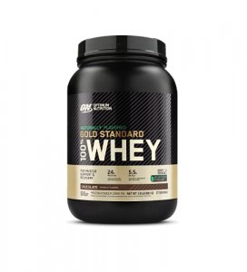 Optimum Nutrition Gold Standard 100% Whey, Naturally Flavored Chocolate, 4.8 Pound