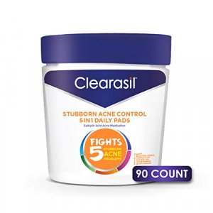 Clearasil 5 In 1 Acne Face Wash Pads 90 Ct