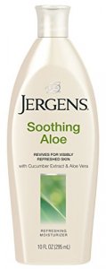 Jergens Soothing Aloe Refreshing Body Moisturizer, 10 Ounces