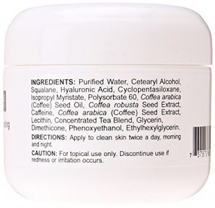 Life Extension Anti-Aging Rejuvenating Face Cream With Coffee Extracts, 2 Ounce