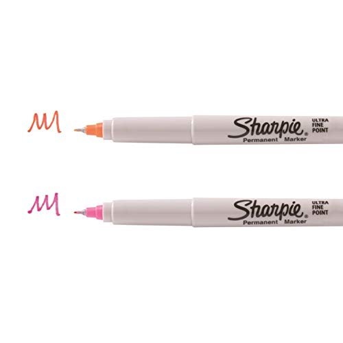 Sharpie Color Burst Ultra Fine Permanent Markers, Assorted Colors, 24 Count  