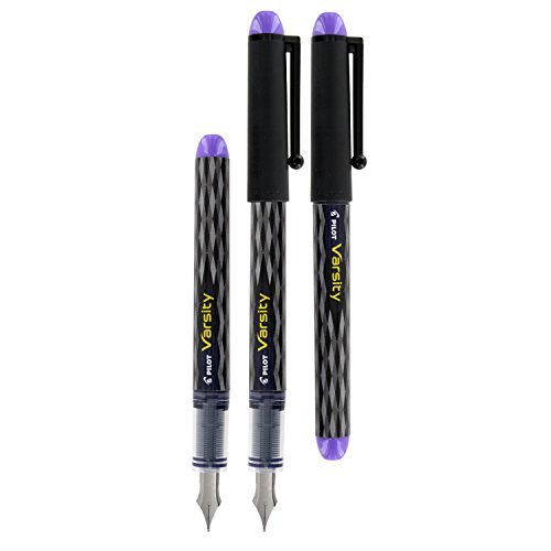 Pilot Varsity Disposable Fountain Pen, 1.0 mm, Black Ink