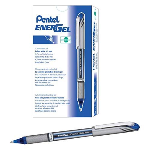 Pentel Energel BL27 Gel Rollerball Pen 0.7mm Tip - Pack of 3