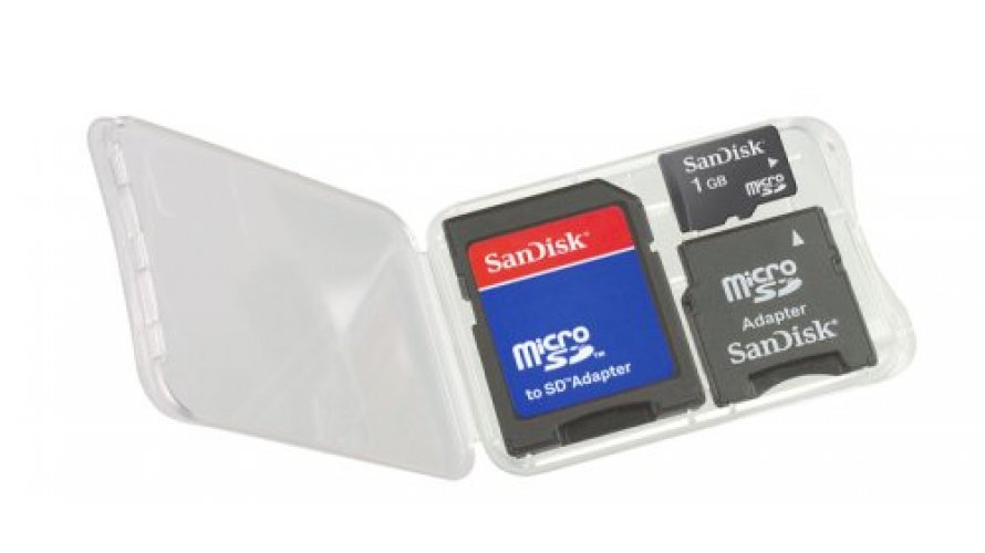 8 In 1 Clear Micro SD SDHC Memory Card Storage Box Hard Protector Case  Organizer