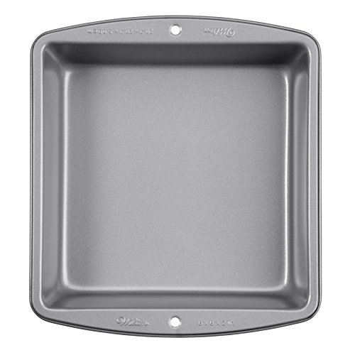 Wilton Recipe Right Non-Stick 9-Inch Square Brownie Baking Pan with Lid,  Multipack of 2 
