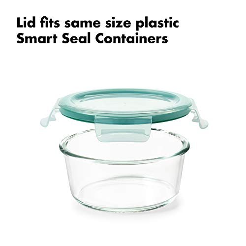 OXO Good Grips 1 Cup Smart Seal Glass Round Food Storage Container