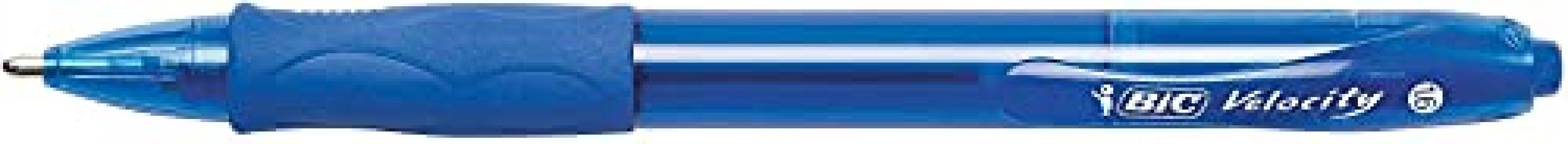 Bic Vlgbp41-Blu Velocity Bold Retractable Ball Pen, Bold Point (1.6Mm), Blue,  4-Count - Imported Products from USA - iBhejo
