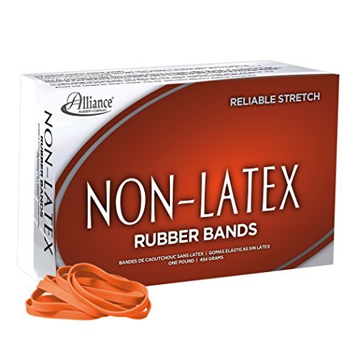 Alliance Rubber Company Inc. Can Bands 7-Inchx.12-Inch 50 Bands Black  07810, Black, 50-Count 