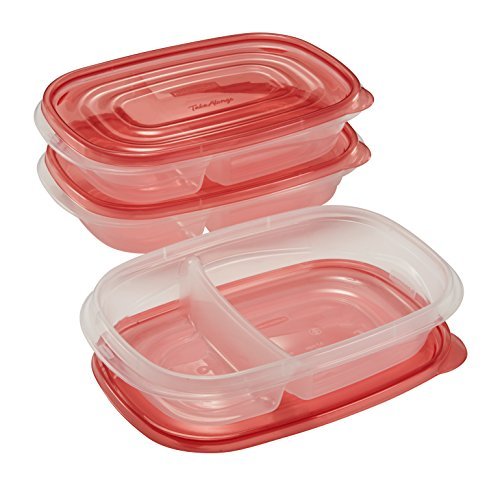 Rubbermaid TakeAlongs 3.7 Cup Meal Prep Containers with Lids (5