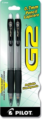  Pentel GraphGear 500 Automatic Pencil Kit, 0.7mm, Refill  Leads, Block Eraser 2 Pack (PG527LEBP2) : Office Products