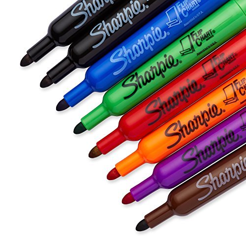 Sharpie Fine Point Brown Original Permanent Marker (6-Each)