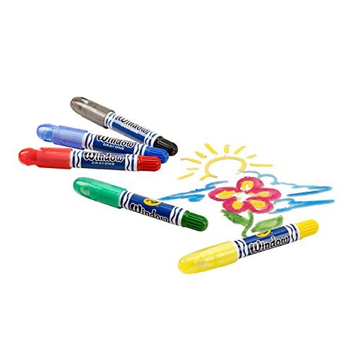 Crayola Washable Window Crayons, Glass And Window Art Supplies, Assorted  Colors, 5 Count, Gift For Boys & Girls - Imported Products from USA - iBhejo