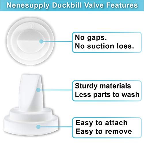 6 Pack] Duckbill Valves for Spectra and Medela Pump