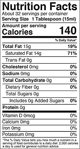 Viva Naturals Organic Coconut Oil, Cold-Pressed - Natural Hair /Skin Oil  and Cooking Oil with Fresh Flavor, Non-GMO Unrefined Extra Virgin(Aceite de