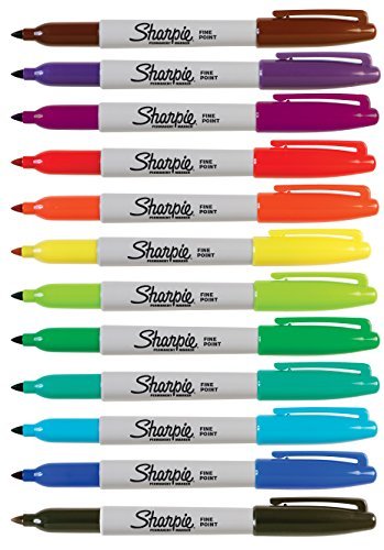 U Brands Liquid Chalk Dry Erase Markers, Bullet Tip, Assorted