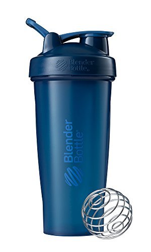 BlenderBottle Classic Shaker Bottle Perfect for Protein Shakes and Pre  Workout, 28-Ounce, Black