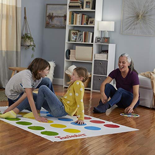 Hasbro Twister Party Classic Board Game for 2 or More Players,Indoor and  Outdoor Game for Kids 6 and Up,Packaging May Vary