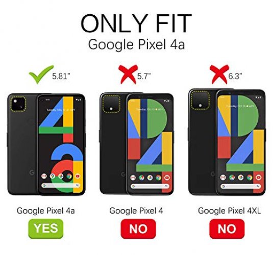 For Google Pixel 4XL Case Shockproof Soft TPU High Protection Fit Cover Black US 
