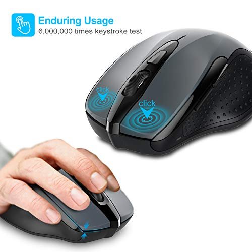 TeckNet Rechargeable Bluetooth Mouse For Mac & PCs