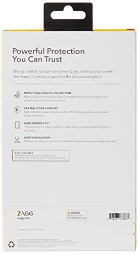 ZAGG InvisibleShield Glass+ Defense Screen Protector for Apple