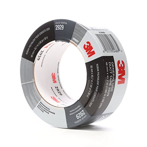 3M TALC General Use Duct Tape 2929, Silver, 1.88 in x 50 yd, 5.5