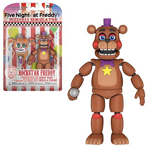 Five Nights at Freddys Pizza Simulator 6 Inch Funko Plush | Rockstar Freddy