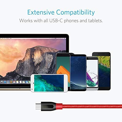 Anker USB C Cable, PowerLine+ USB-C to USB 3.0 cable (3ft/0.9m), High  Durability Type C Braided Charging Cable Compatible with Samsung Galaxy S10,  S9 - Imported Products from USA - iBhejo