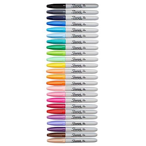 Crayola Take Note Fine Point Permanent Markers - 24 Count 