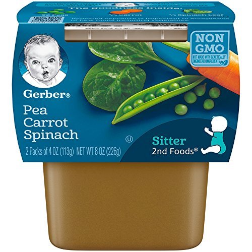 Gerber My 1st Veggies Starter Kit, Baby Food Puree, 2 oz Tubs, Variety (12  Pack) 