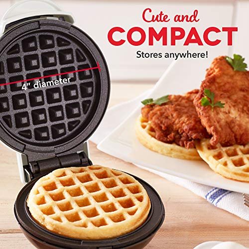 DASH Mini Maker Electric Round Griddle for Individual Pancakes, Cookies,  Eggs & other on the go Breakfast, Lunch & Snacks with Indicator Light +