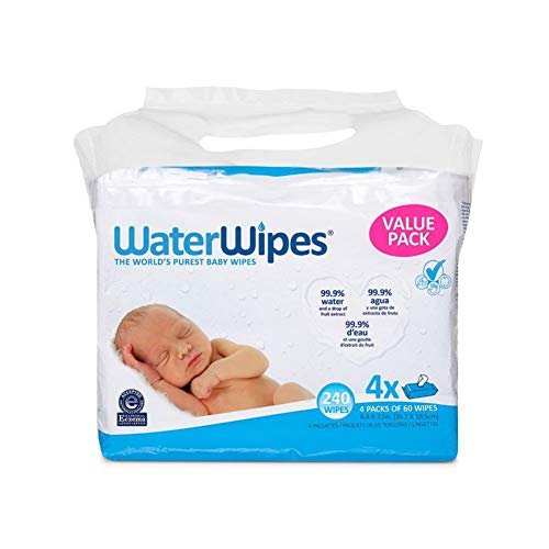 WaterWipes Plastic-Free Original Baby Wipes, Hypoallergenic for Sensitive  Skin Unscented