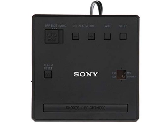 Sony ICFC-1 Alarm Clock Radio LED Black : : Electrónicos